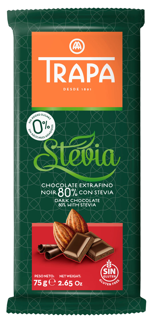 £2.69 Trapa Sugar Free / Gluten Free Chocolate Bars (6)
