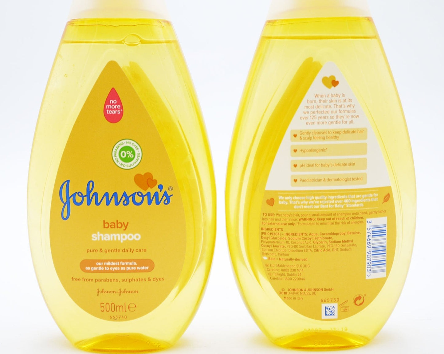 £3.99 J&J Baby Shampoo 500ml (6)