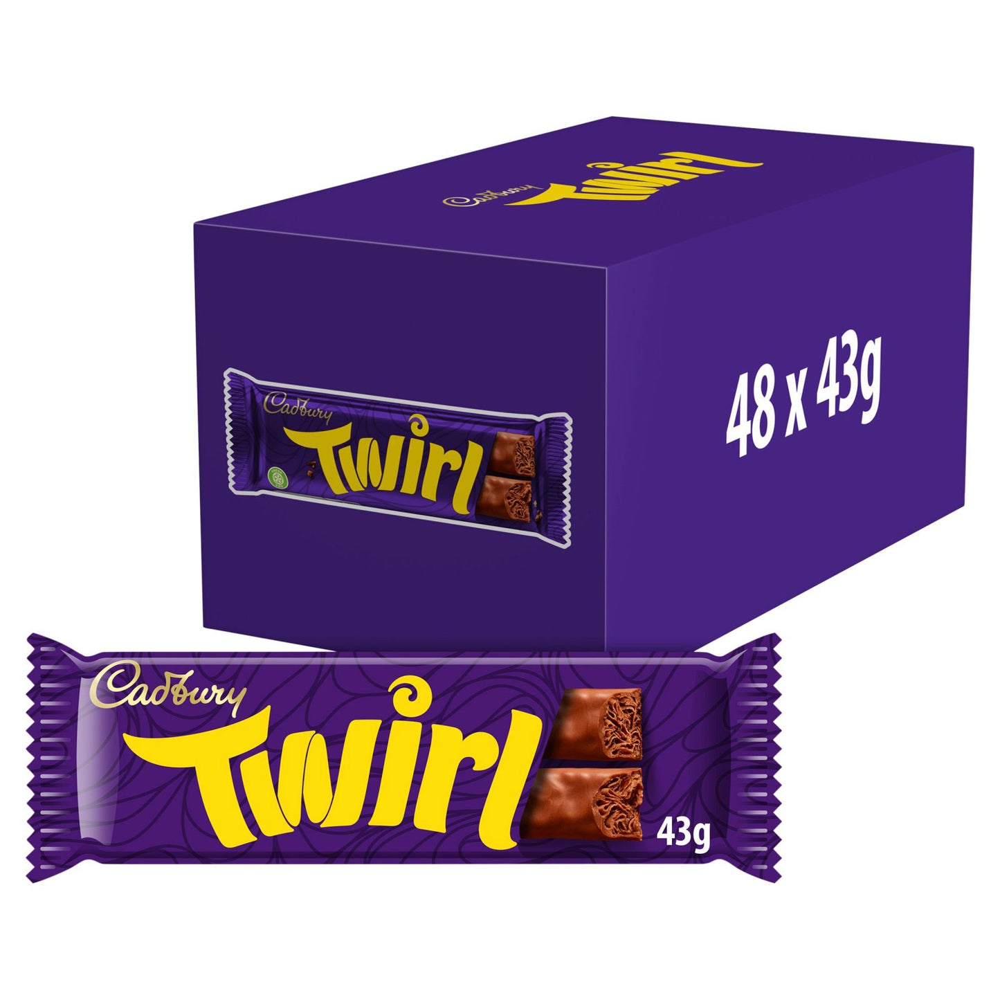 £0.85 Cadburys Twirl Bars (48)