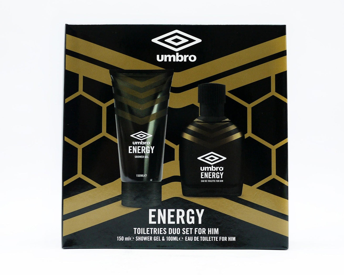 £5.99 UMBRO GIFTSET SHOWER GEL & EDT ENERGY (6)