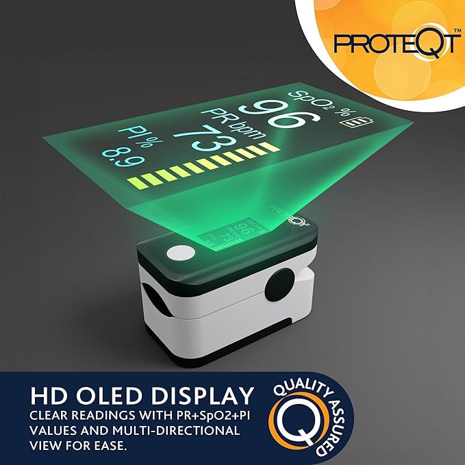 £16.99 Proteqt Pulse Oximeter (SINGLES)