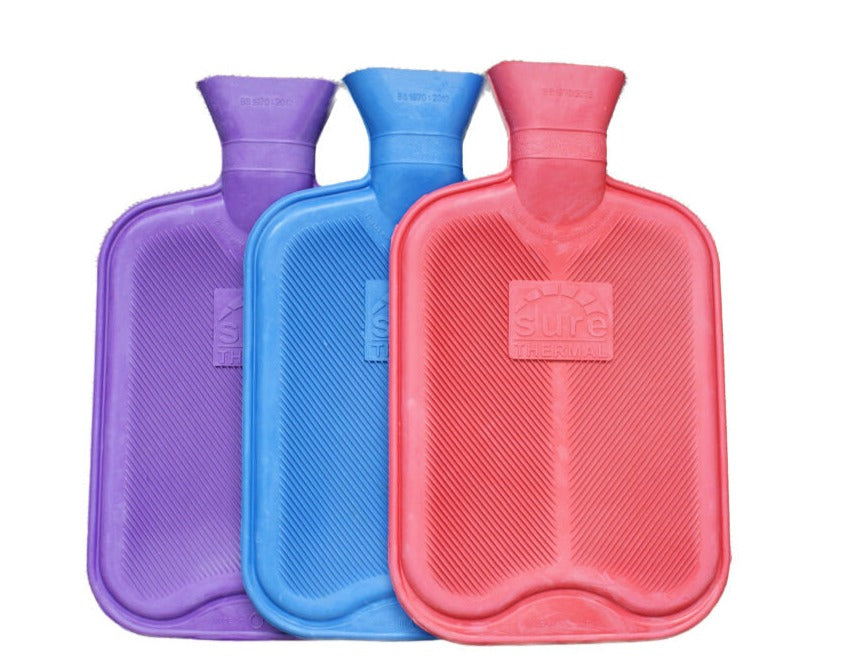 £4.99 Single Rib Hot Water Bottles (6)