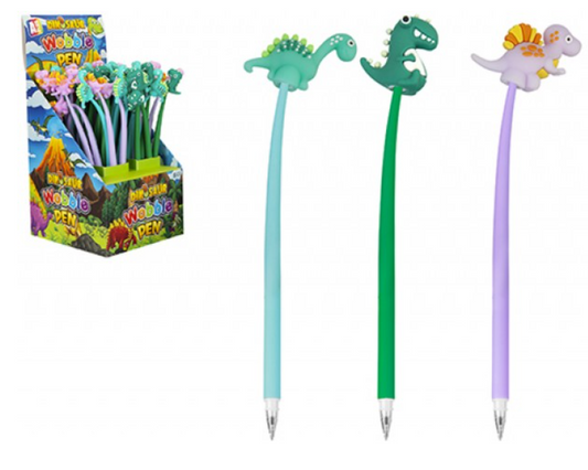 £1 Wobble Pens Dinos & Unicorns (48)