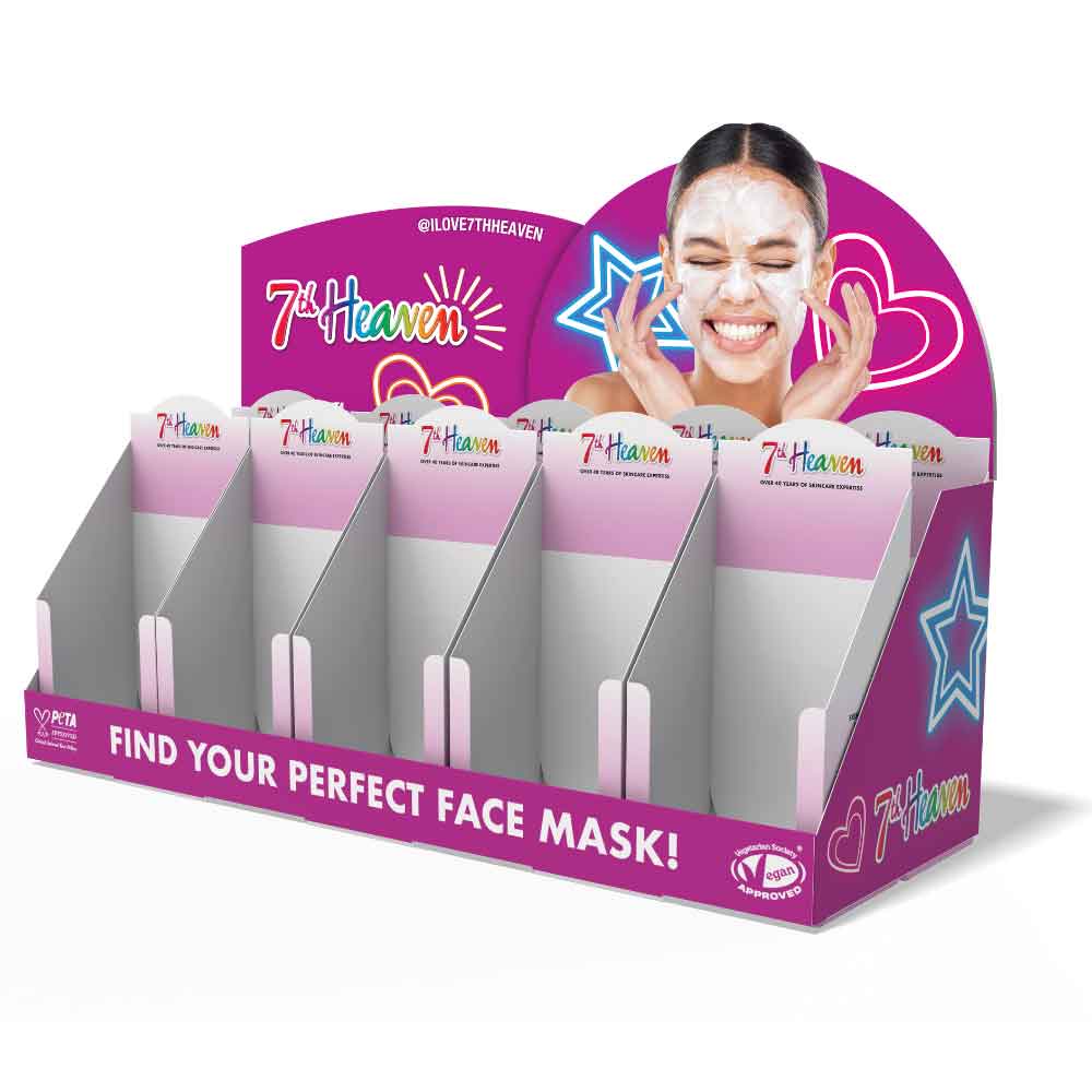 £1.49 7th Heaven Face Masks CDU (120)