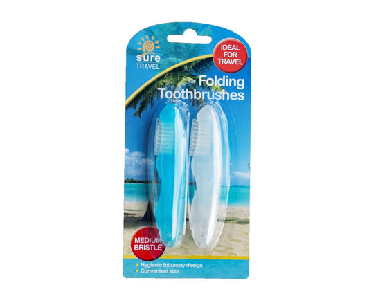 £1.49 Travel Folding Toothbrush 2 Pack (6)