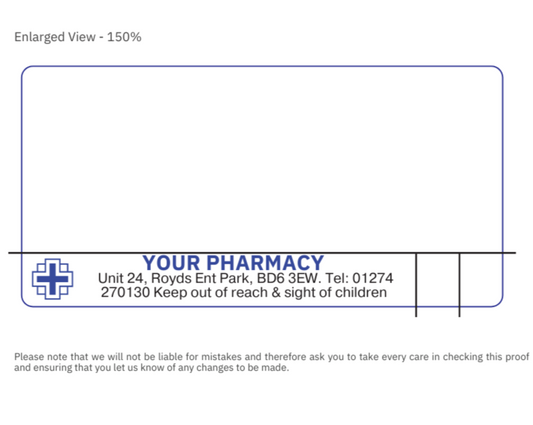Thermal Dispensing Labels (72x36)