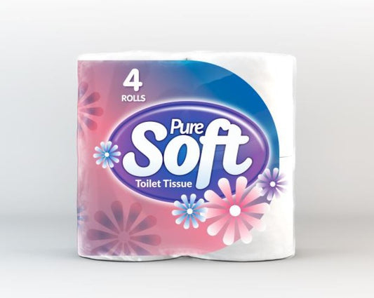 £1.99 Puresoft Toilet Tissue 4 Pack (10)