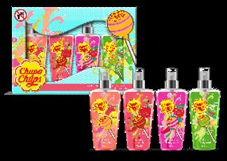 £8 So Fruity Body Mist Collection 4 x 100ml in Cheeky Cherry, Melon Mix, Strawberry Swirl & Tutti Fruitti (1)