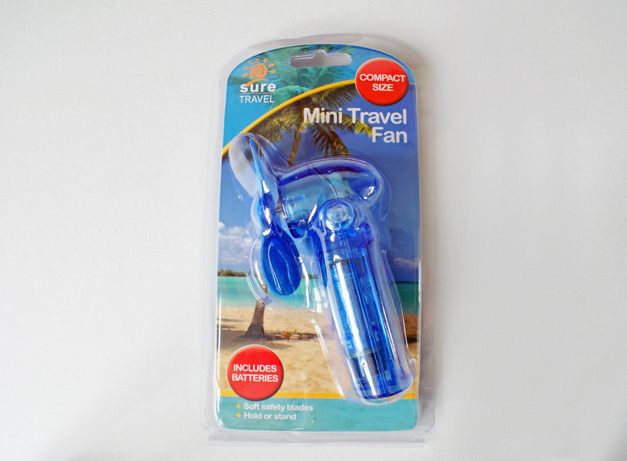 £2.99 Travel Fans (12)