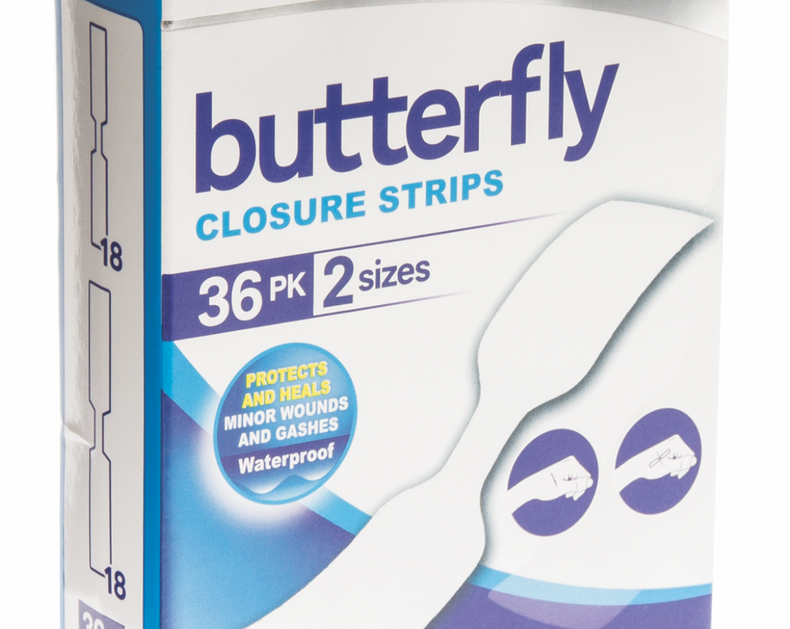 £1.99 Butterfly Closure Strips (12)