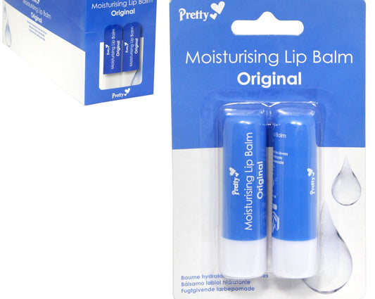 £1.25 Pretty Lipbalm 2 Pack (12)