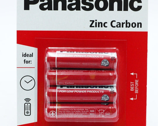 £1.49 Panasonic AAA Batteries (12)
