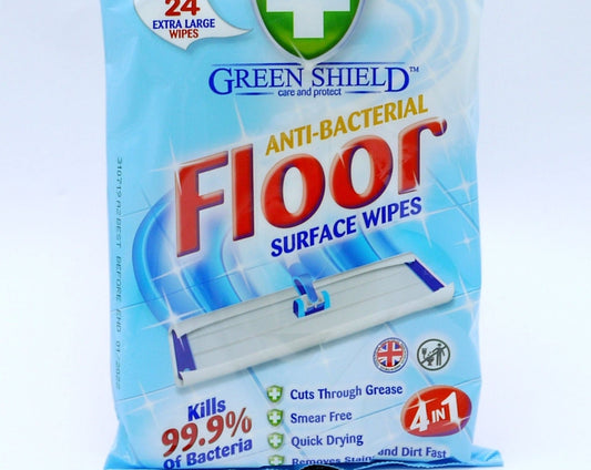 £1.49 Greenshield Antibac Floor Wipes (12)