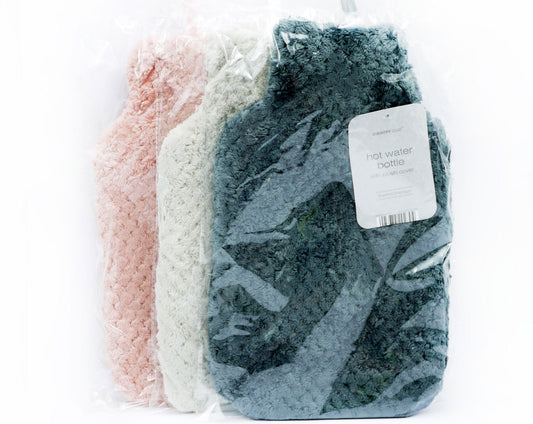 £6.99 Luxury Covered Hot Water Bottles (8)