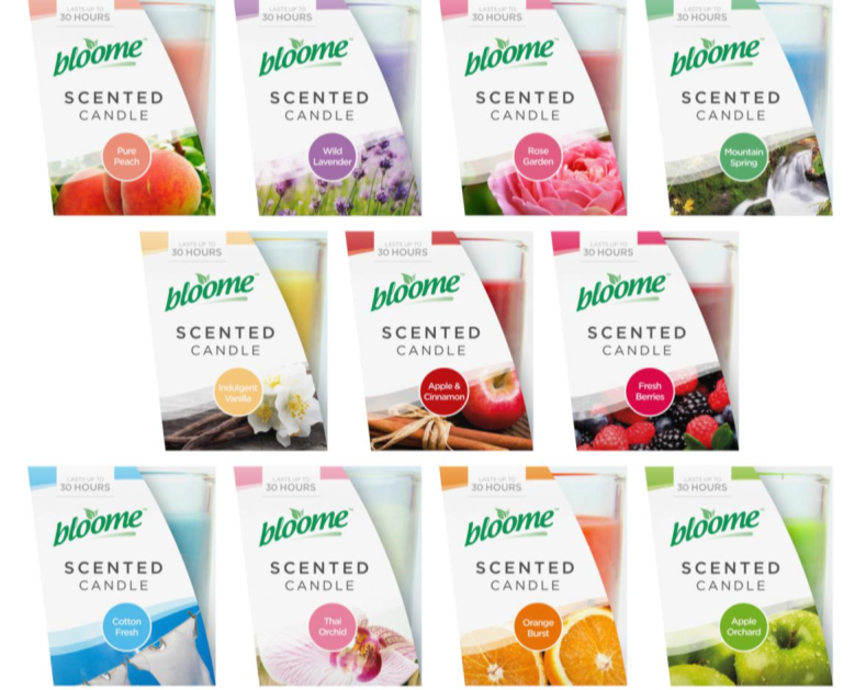 £1.49 Assorted Candle In Glass Jar (24)