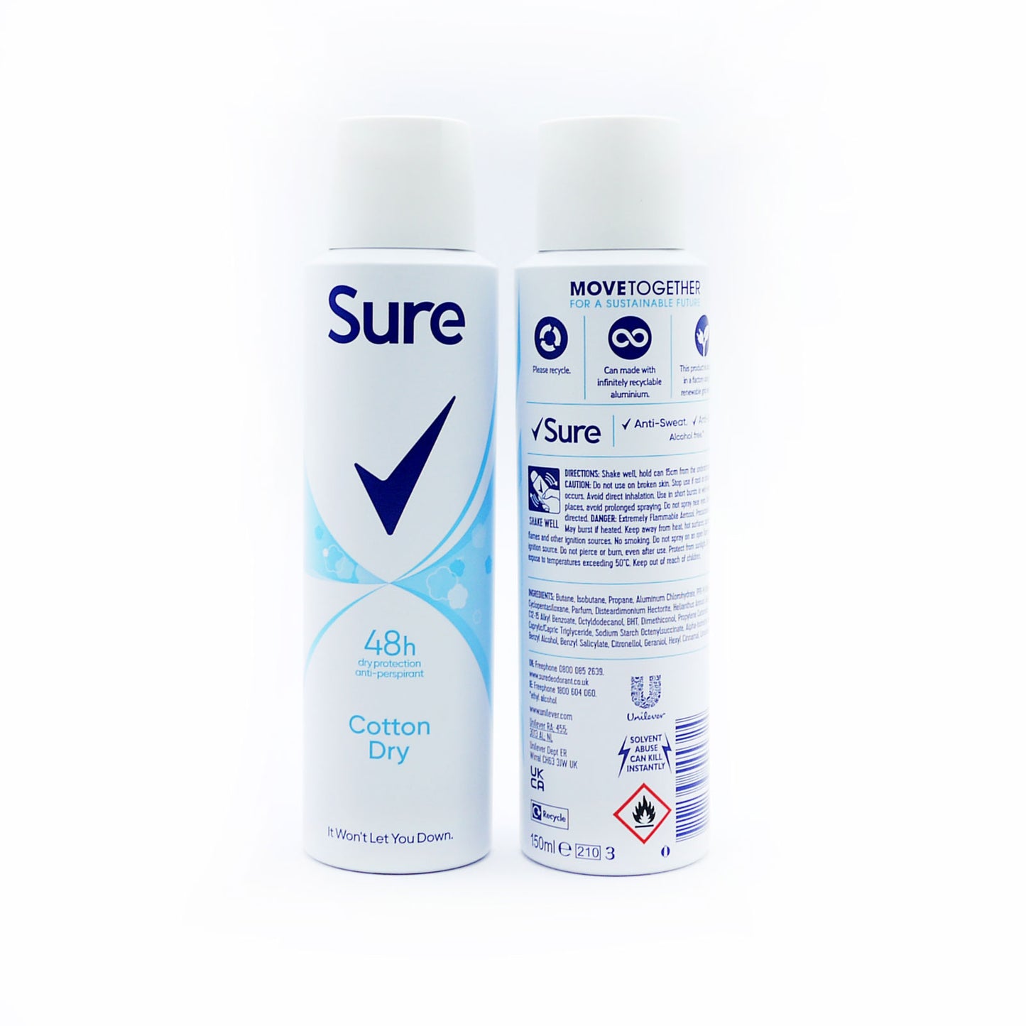 £2.25 Sure Womens Deodorant Spray (6)