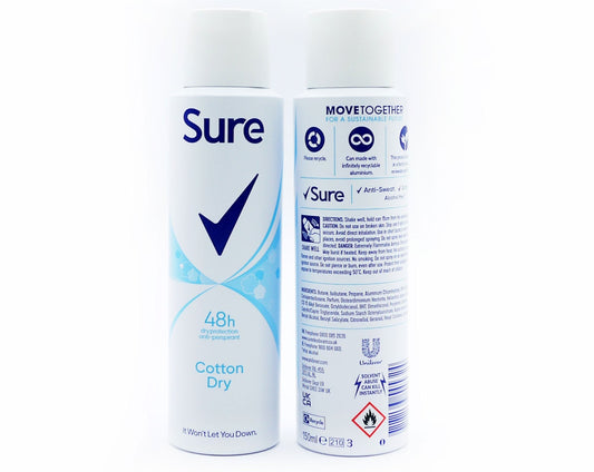 £1.99 Sure Womens Deodorant Spray (6)