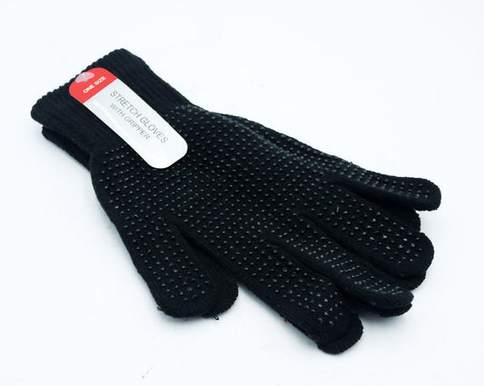 £1 Mens Black Magic Gripper Gloves (12)