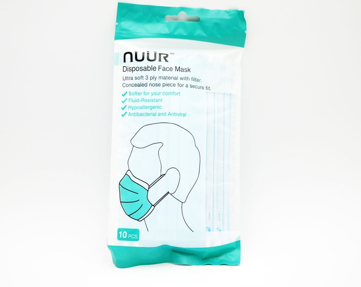 £2.49 10 Pack Pre Wrapped Facemasks (SINGLES)