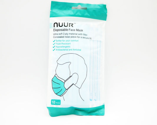 £2.49 10 Pack Pre Wrapped Facemasks (SINGLES)