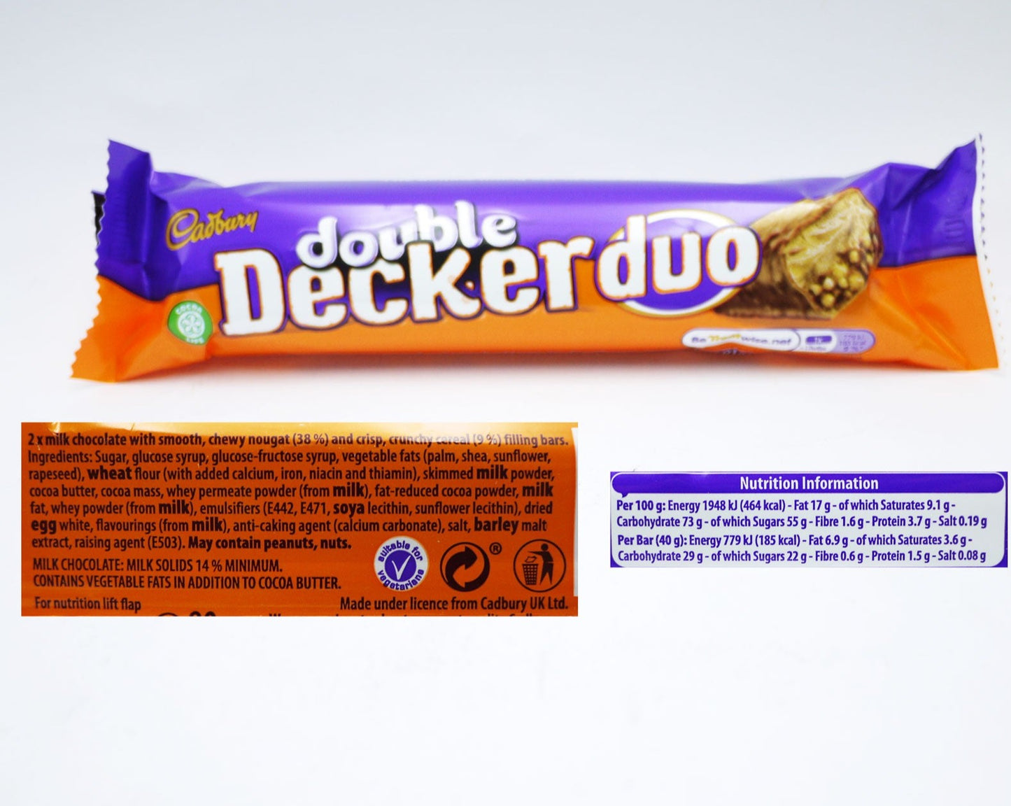 £0.89 Cadburys Double Decker Duo Bars (32)