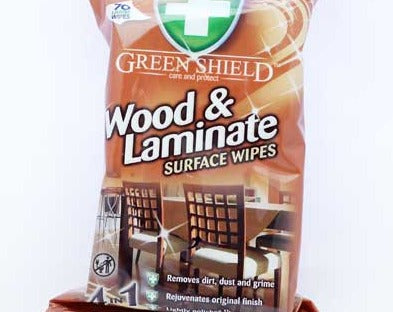 £1.49 Greenshield Wood & Laminate Floor Wipes (12)