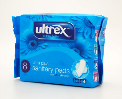 £1 Ultrex Sanitary Pads (12)