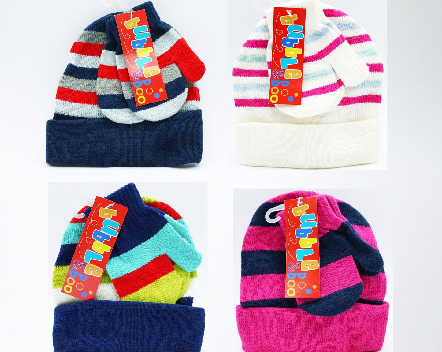£2.99 Kids Hat & Gloves Set (12)