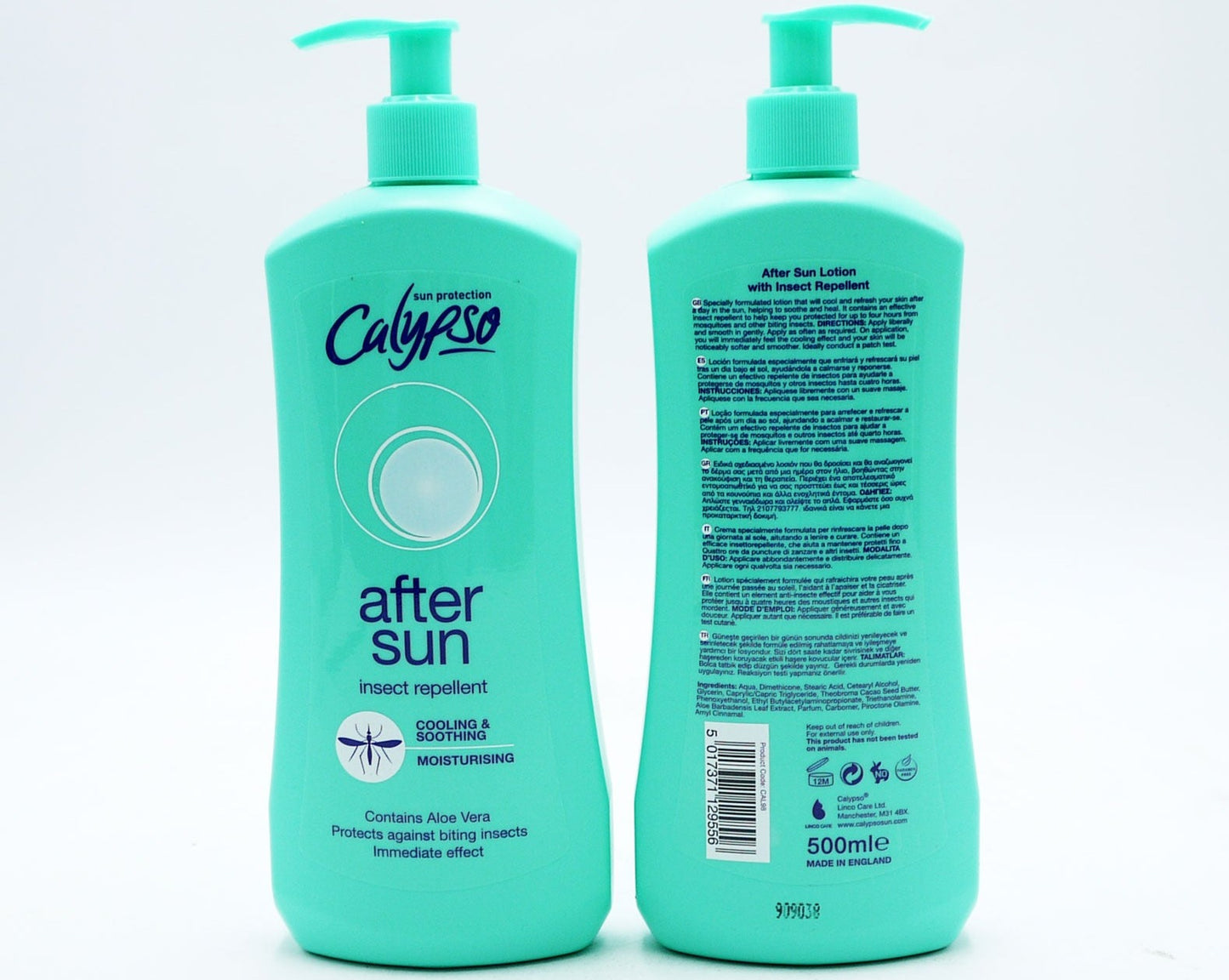 £4.99 Calypso After Sun & Insect Repellent 500ml (6)