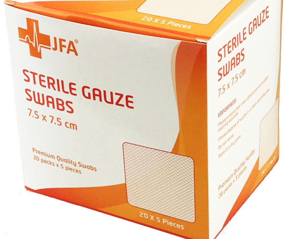 JFA Gauze Sterile Swabs (20)