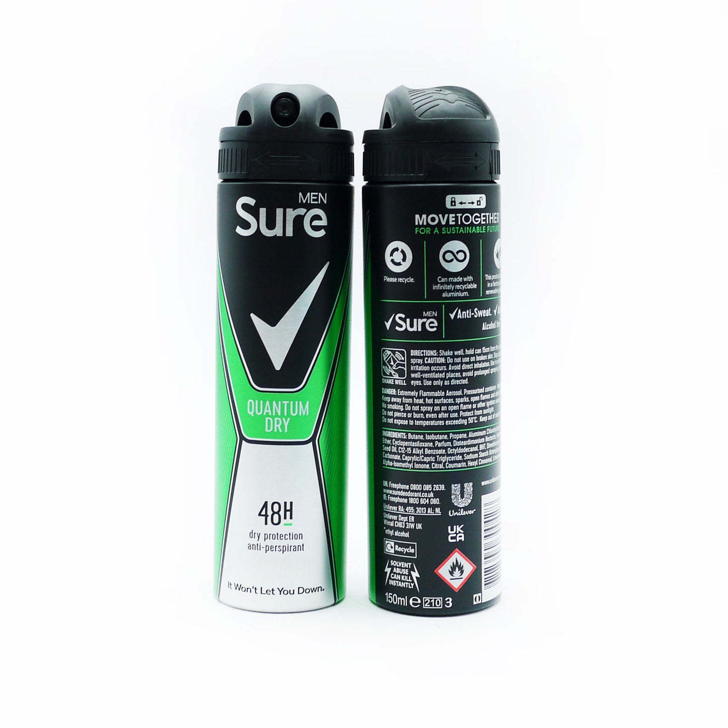 £2.25 Sure Mens Deodorant Spray (6)