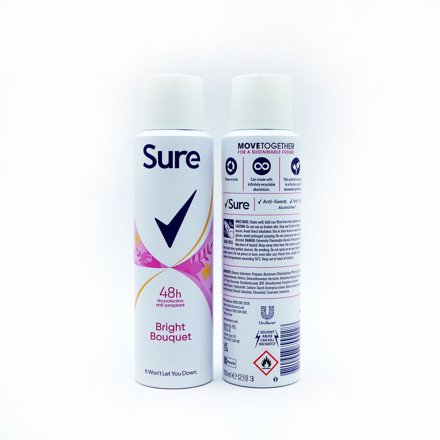 £2.25 Sure Womens Deodorant Spray (6)