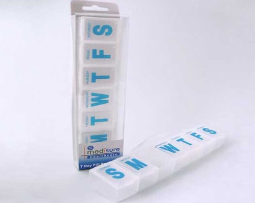 £2.25 Medisure 7 Day Pill Box XL (6)