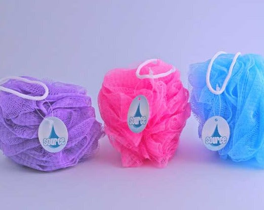 £1 Coloured Body Puffs (12)