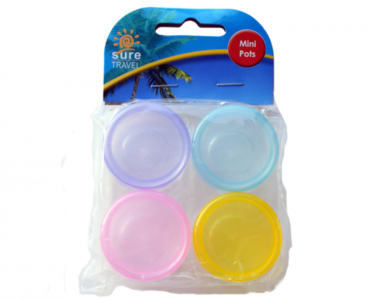 £1.99 Sure Travel 4 Piece Pots Set (6)
