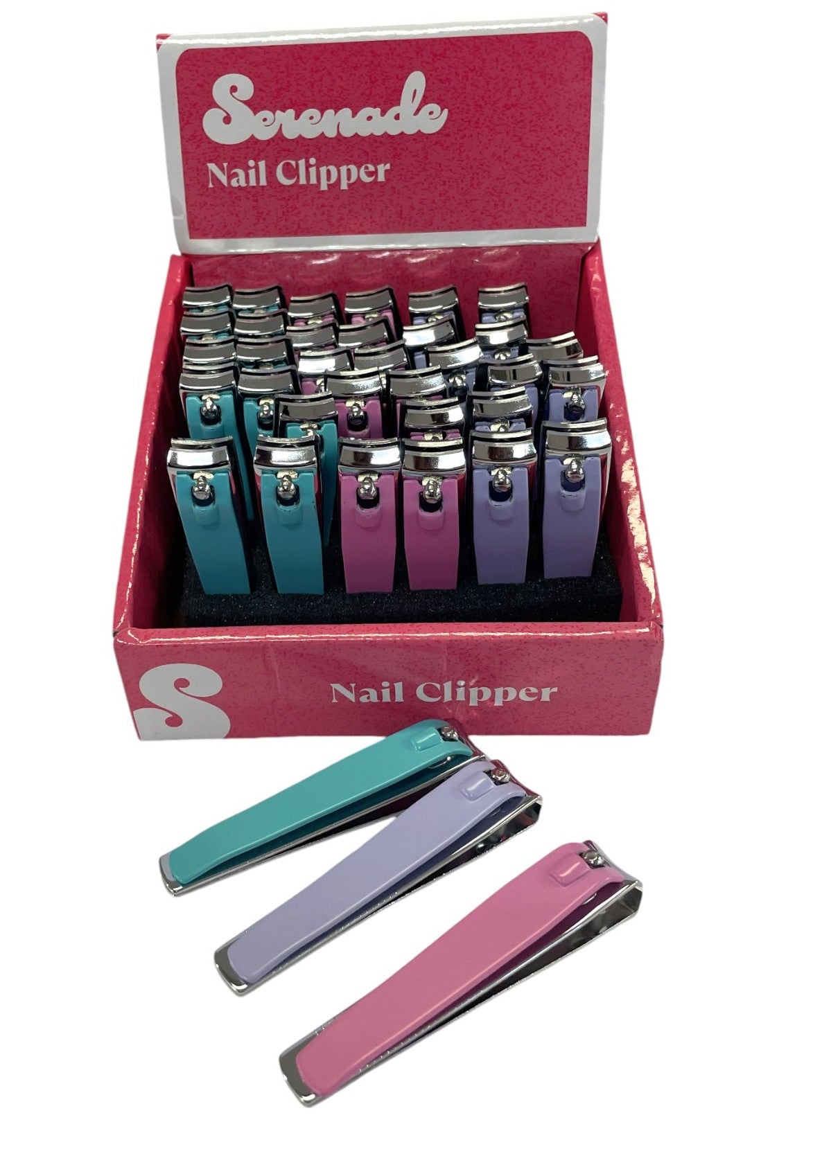 £1 Pastel Toe Nail Clipper CDU (36)