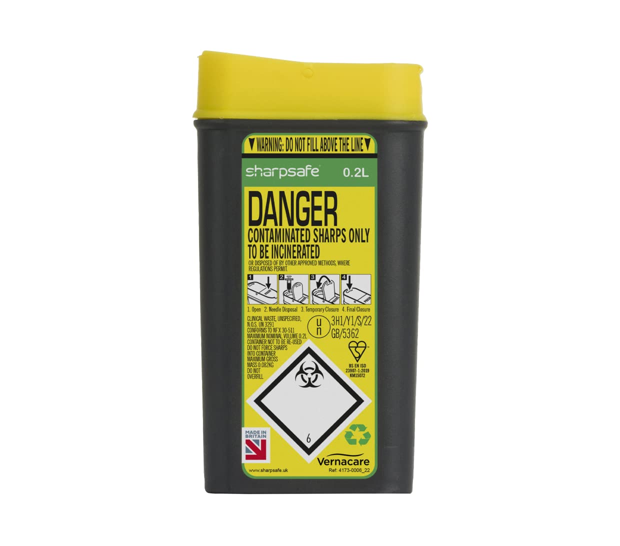200ML Sharp Safe Bins (24) – A & J Williams (Yorkshire)