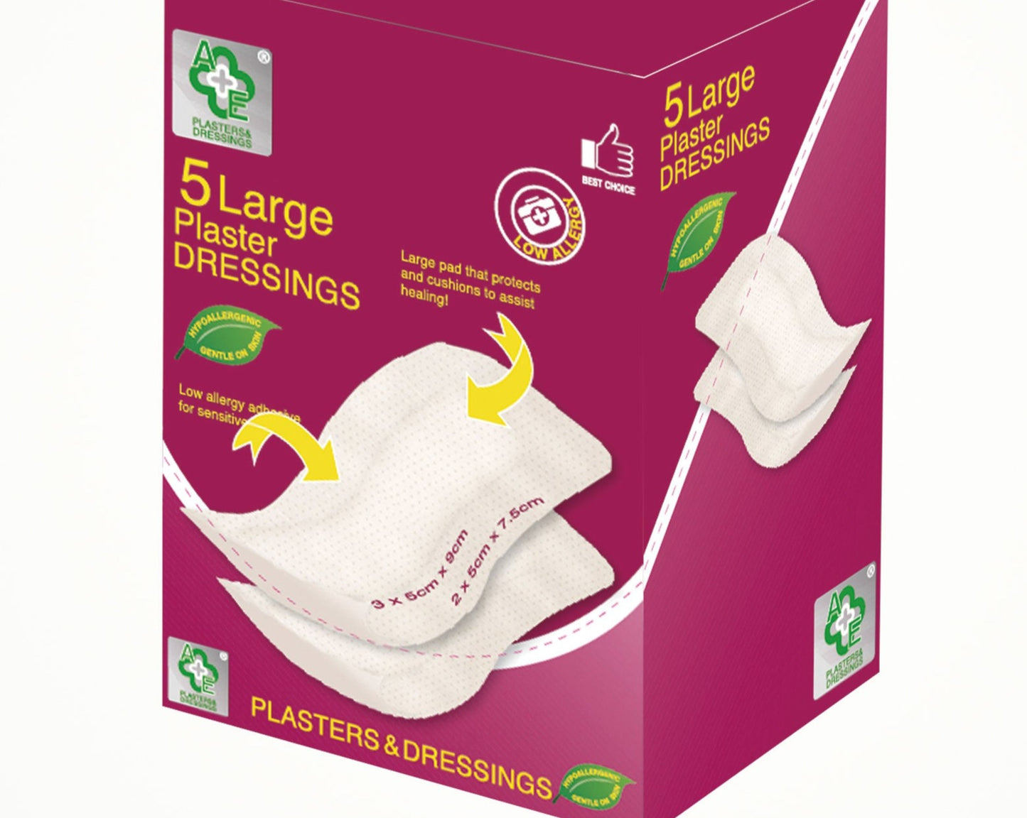 £1.49 Large Plaster Dressings (12)