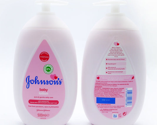 £3.99 J&J Baby Lotion Pump 500ml (6)