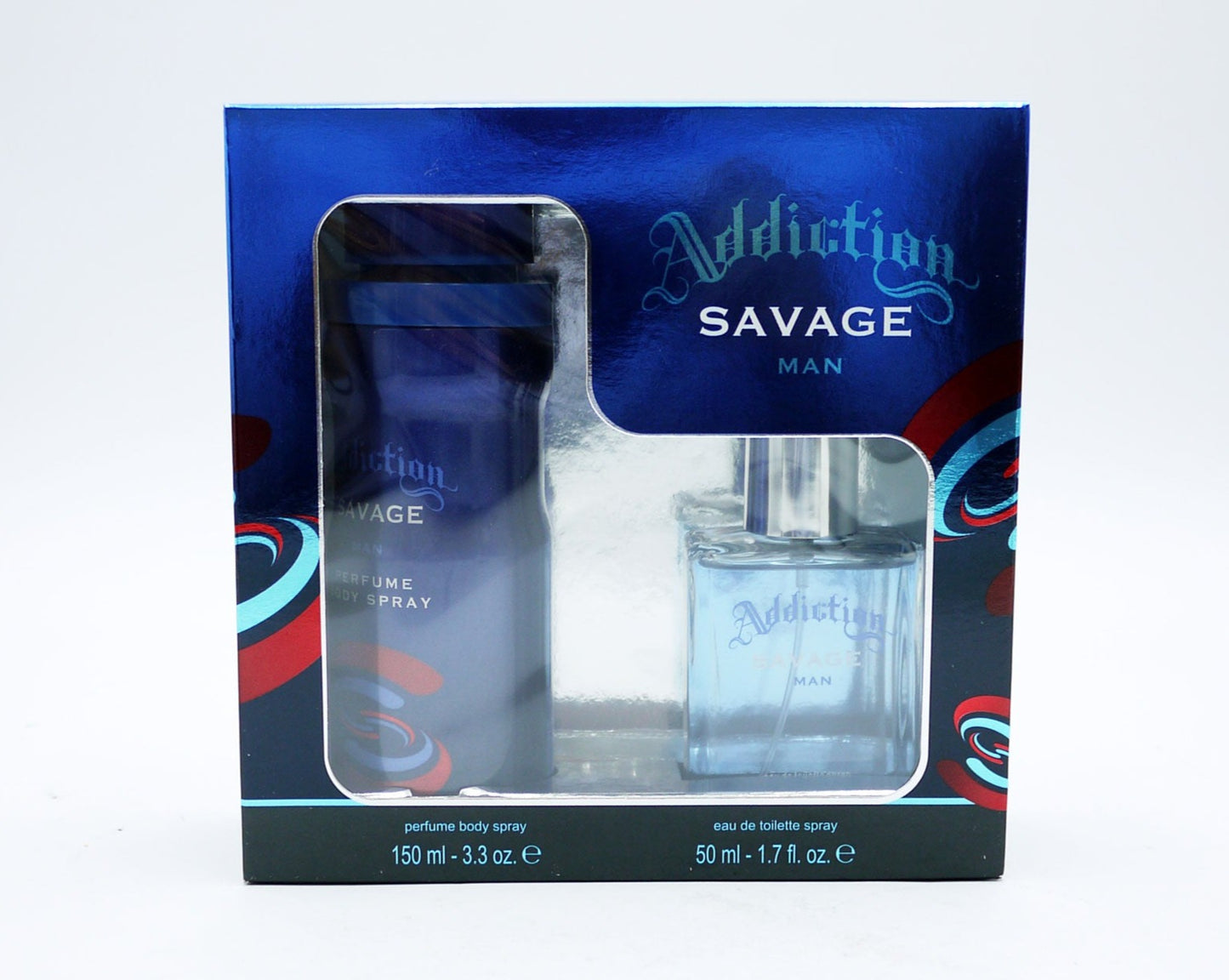 £4.99 Addiction Savage Gift Set 150ml Spray + 50ml EDT (4)