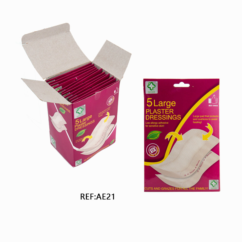 £1.49 Large Plaster Dressings (12)