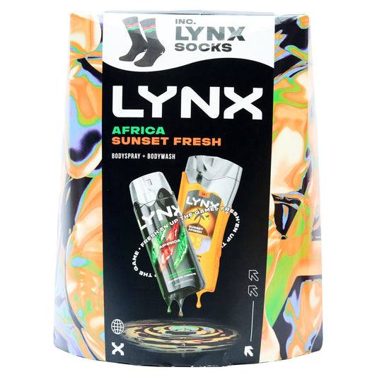 £5.99 Lynx Africa Sunset Gift Set (4)