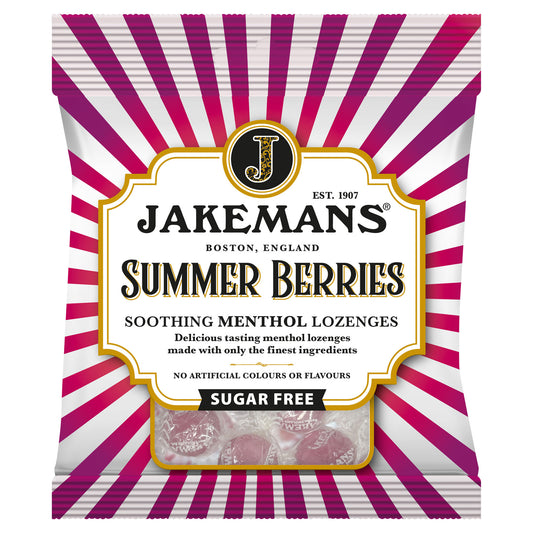 £1.49 Jakemans Summer Berries Sugar Free (12)