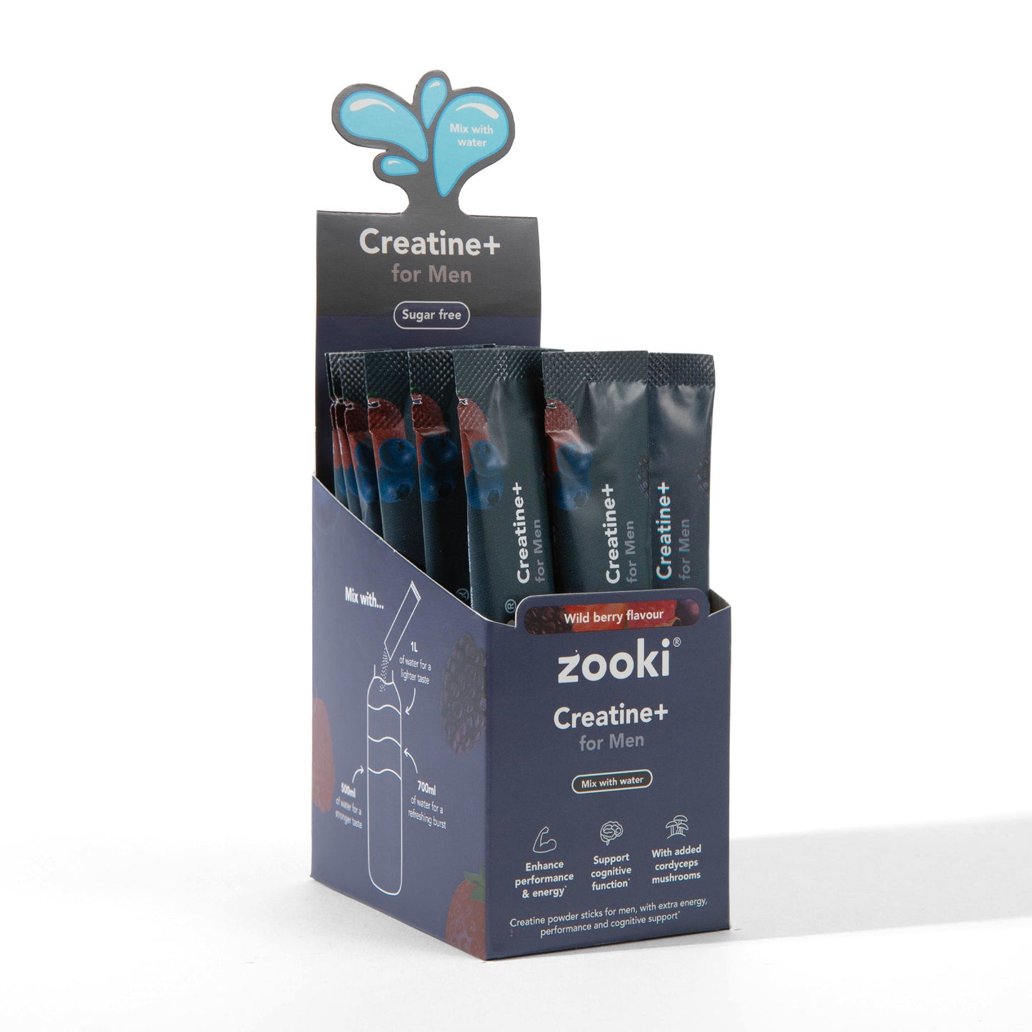 £1.99 Zooki Creatine+ For Men (20)