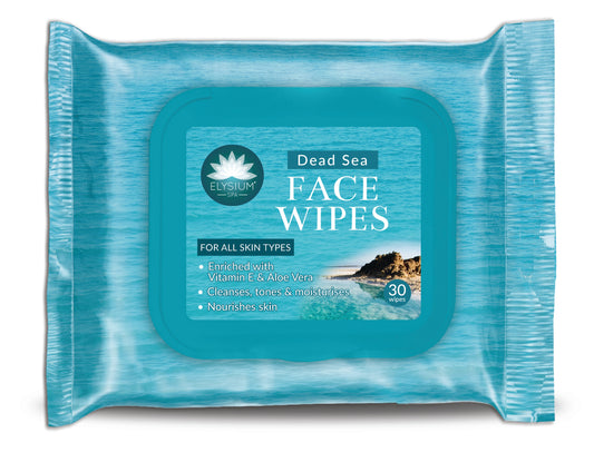 £1 ELYSIUM DEAD SEA FACE WIPES 30PK (24)