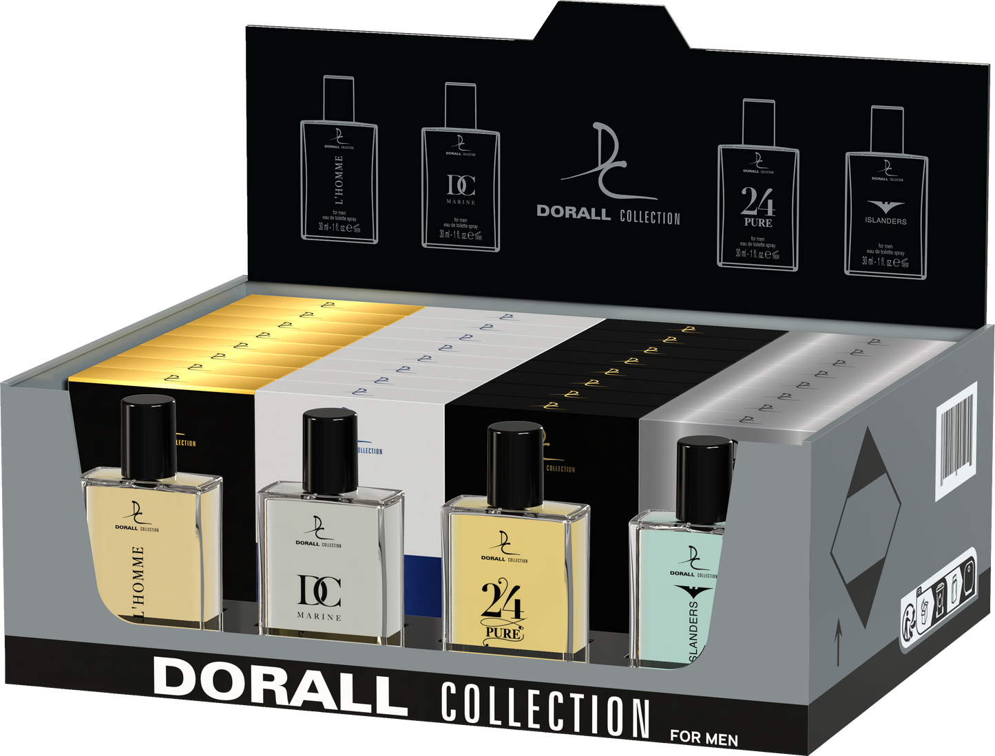 £3.99 Addiction Mens Fragrance Display With Testers (32)