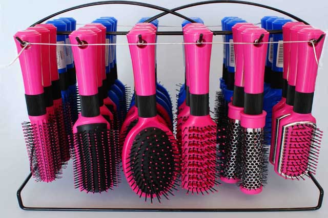 £1.99 Hair Brush Display, 6 styles (36)