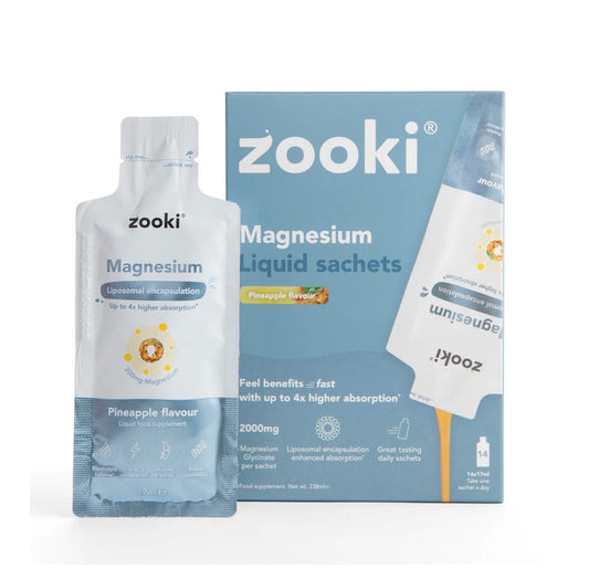 £2.99 Zooki Magnesium Liquid Sachets (20)