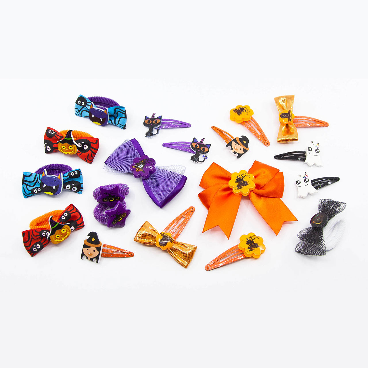 £0.49 Halloween Hair Clips CDU (72)