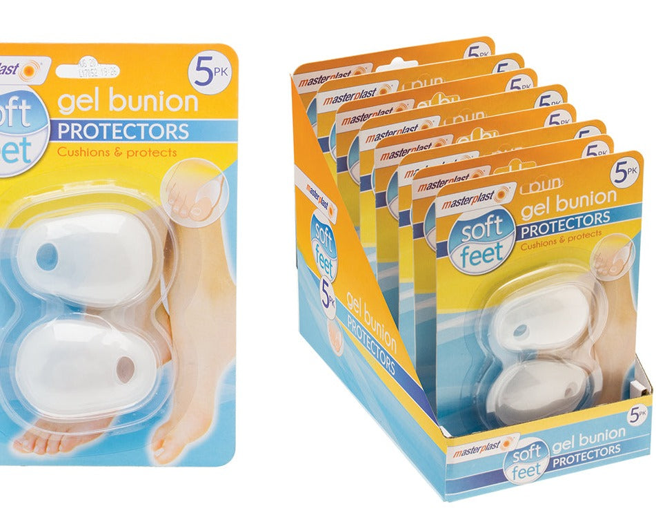 £1 GEL BUNION PROTECTORS 5pk (16)